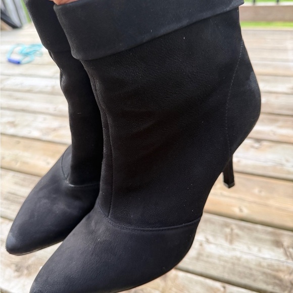 Vince Camuto Black Heeled Boots - Picture 7 of 10
